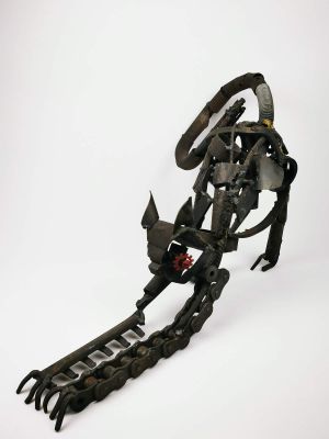 sculpture « strecht cat »